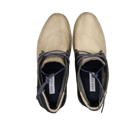 Steve Madden Shoes Mens 8 Chukka Boots Classic Leather Harsen Casual Comfort Mid